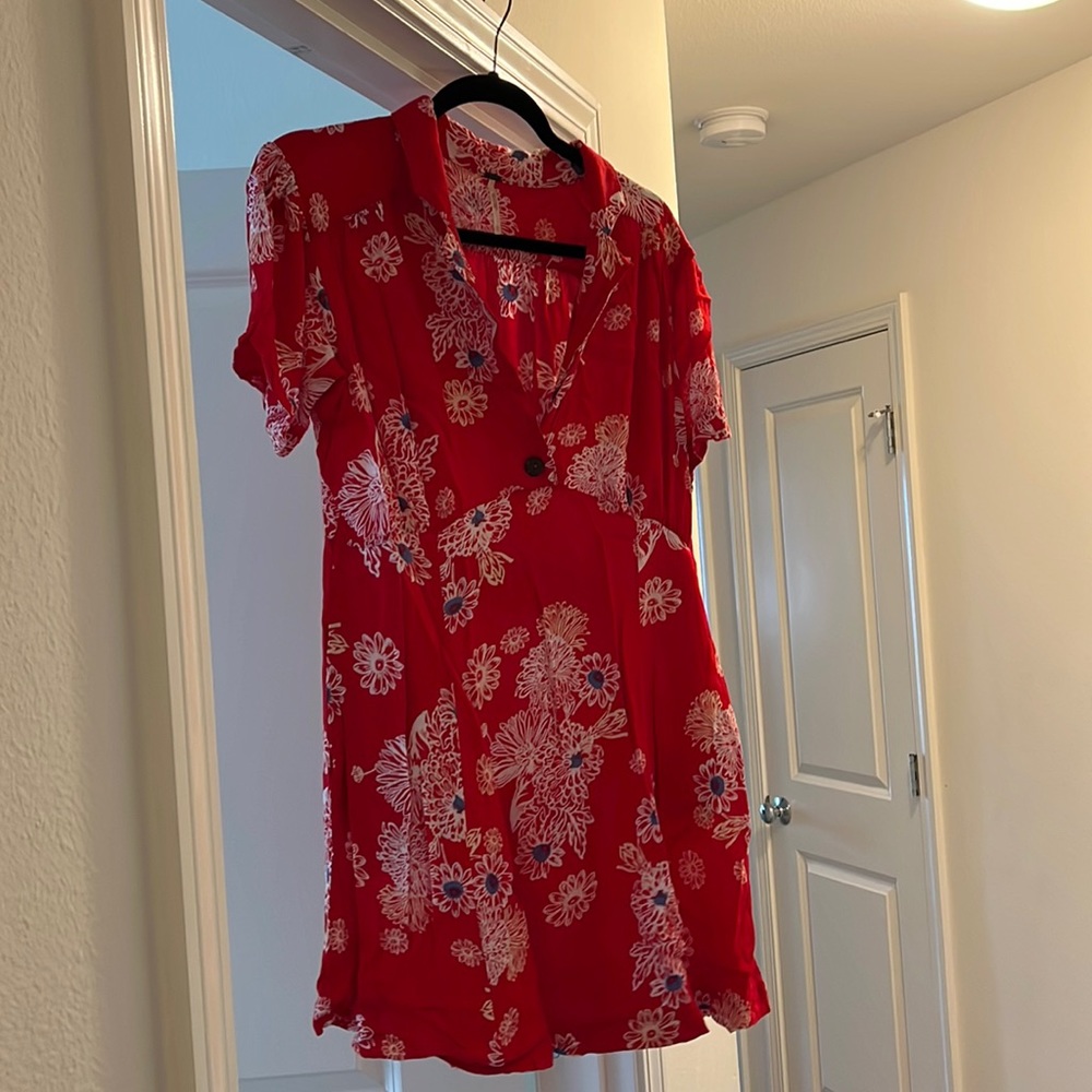 Mini Dress. Red.